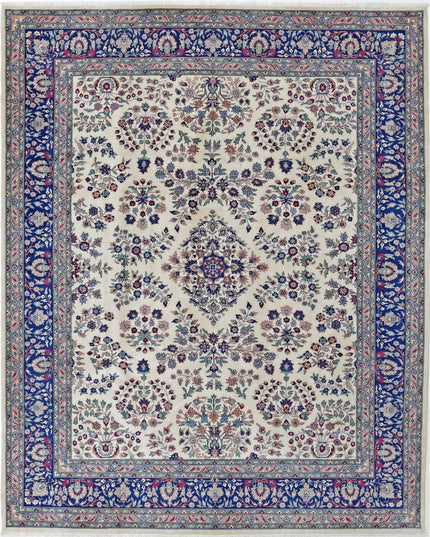 Heritage 8' 2" X 10' 1" Hand Knotted Wool Rug 8' 2" X 10' 1" (249 X 307) / Ivory / Wool