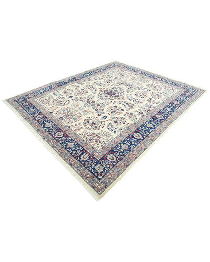 Heritage 8' 1" X 9' 10" Hand Knotted Wool Rug 8' 1" X 9' 10" (246 X 300) / Ivory / Wool