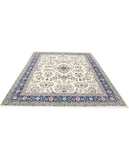Heritage 8' 1" X 9' 10" Hand Knotted Wool Rug 8' 1" X 9' 10" (246 X 300) / Ivory / Wool