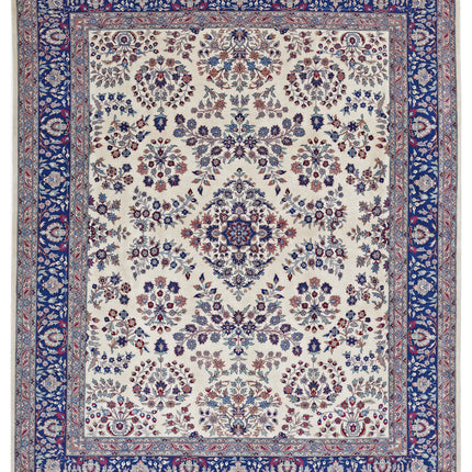 Heritage 8' 1" X 9' 10" Hand Knotted Wool Rug 8' 1" X 9' 10" (246 X 300) / Ivory / Wool