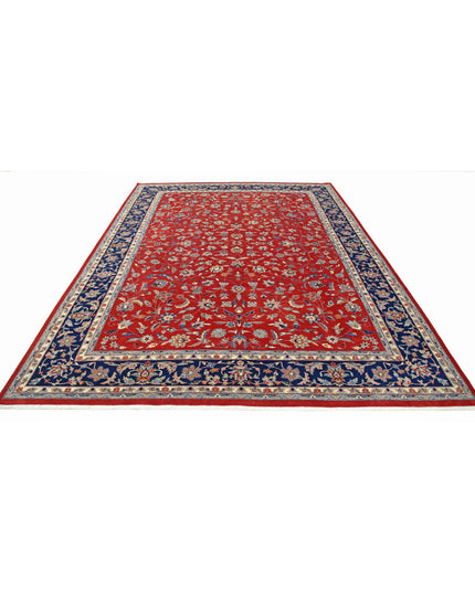 Heritage 8' 2" X 11' 4" Hand Knotted Wool Rug 8' 2" X 11' 4" (249 X 345) / Red / Wool