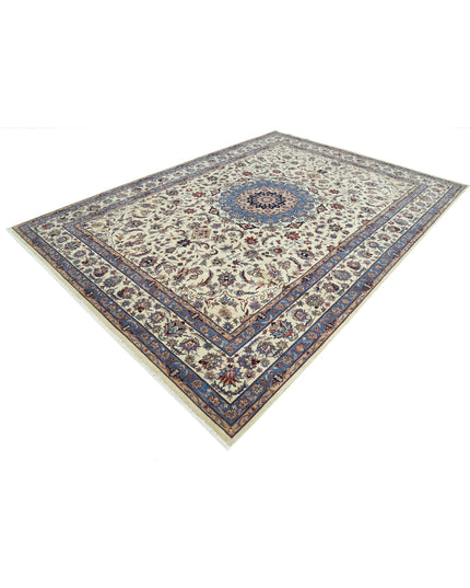 Heritage 8' 2" X 11' 5" Hand Knotted Wool Rug 8' 2" X 11' 5" (249 X 348) / Ivory / Wool