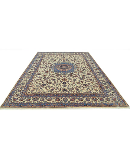 Heritage 8' 2" X 11' 5" Hand Knotted Wool Rug 8' 2" X 11' 5" (249 X 348) / Ivory / Wool