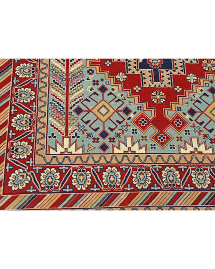 Heritage 7' 11" X 9' 11" Hand Knotted Wool Rug 7' 11" X 9' 11" (241 X 302) / Red / Wool