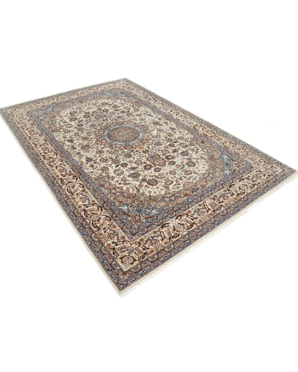 Heritage 6' 1" X 8' 11" Hand Knotted Wool Rug 6' 1" X 8' 11" (185 X 272) / Ivory / Wool