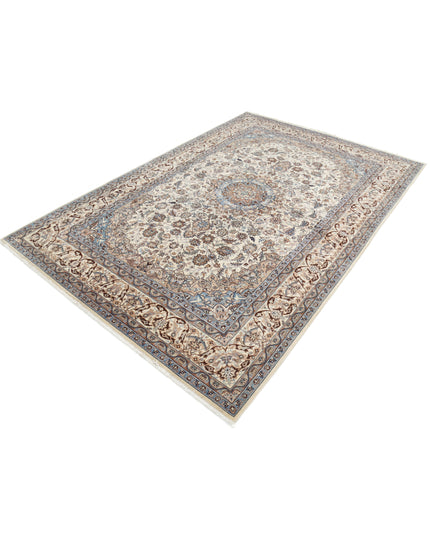 Heritage 6' 1" X 8' 11" Hand Knotted Wool Rug 6' 1" X 8' 11" (185 X 272) / Ivory / Wool