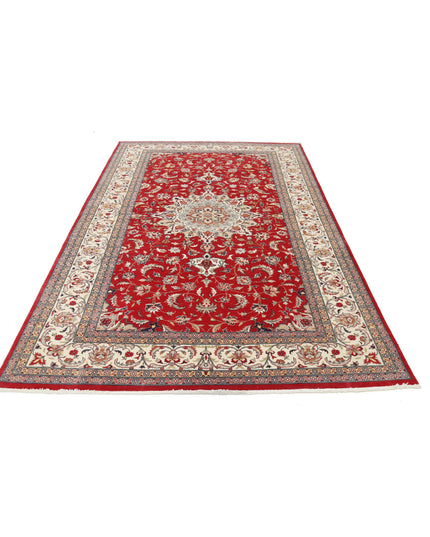 Heritage 6' 0" X 9' 3" Hand Knotted Wool Rug 6' 0" X 9' 3" (183 X 282) / Red / Wool