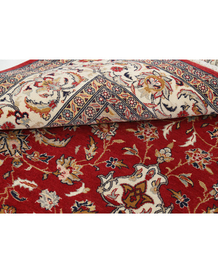 Heritage 6' 0" X 9' 3" Hand Knotted Wool Rug 6' 0" X 9' 3" (183 X 282) / Red / Wool