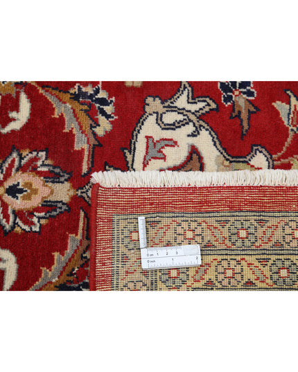 Heritage 6' 0" X 9' 3" Hand Knotted Wool Rug 6' 0" X 9' 3" (183 X 282) / Red / Wool