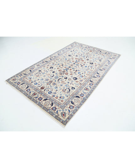 Heritage 5' 0" X 8' 0" Hand Knotted Wool Rug 5' 0" X 8' 0" (152 X 244) / Ivory / Wool