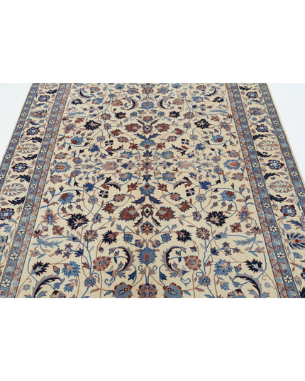 Heritage 5' 0" X 8' 0" Hand Knotted Wool Rug 5' 0" X 8' 0" (152 X 244) / Ivory / Wool