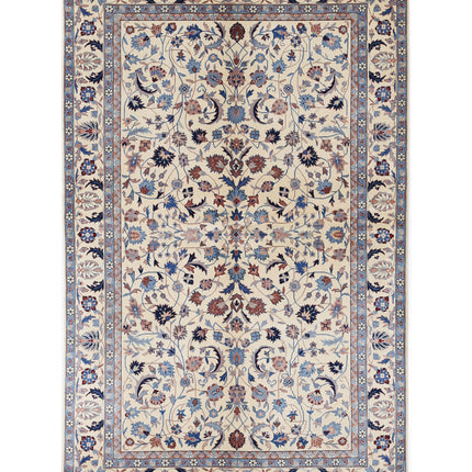 Heritage 5' 0" X 8' 0" Hand Knotted Wool Rug 5' 0" X 8' 0" (152 X 244) / Ivory / Wool