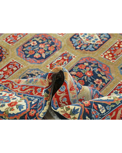 Heritage 7' 11" X 9' 9" Hand Knotted Wool Rug 7' 11" X 9' 9" (241 X 297) / Beige / Wool