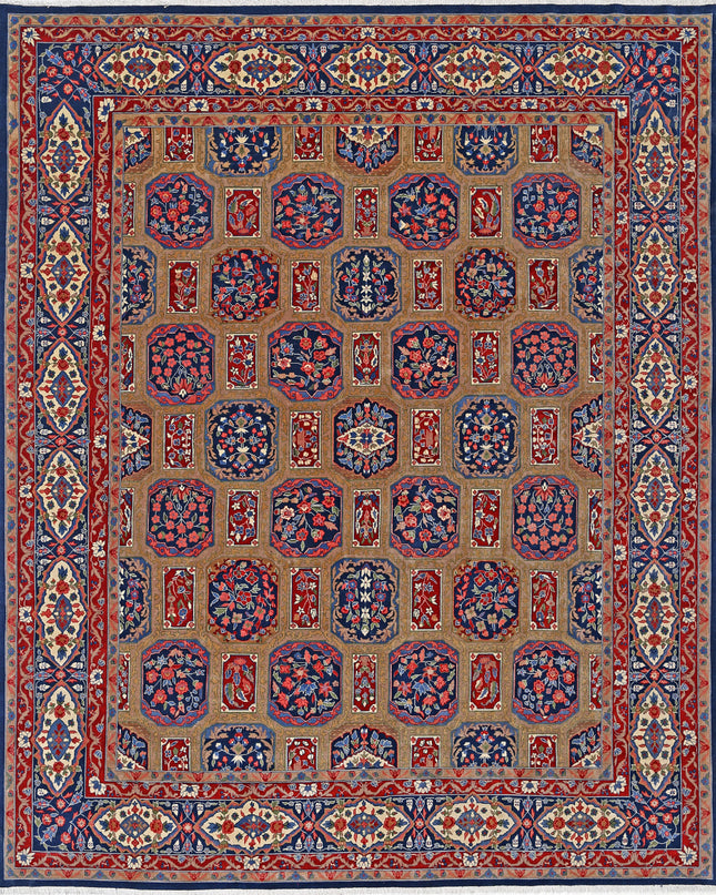 Heritage 7' 11" X 9' 9" Hand Knotted Wool Rug 7' 11" X 9' 9" (241 X 297) / Beige / Wool