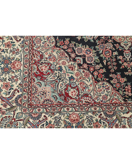 Heritage 5' 1" X 8' 7" Hand Knotted Wool Rug 5' 1" X 8' 7" (155 X 262) / Black / Wool