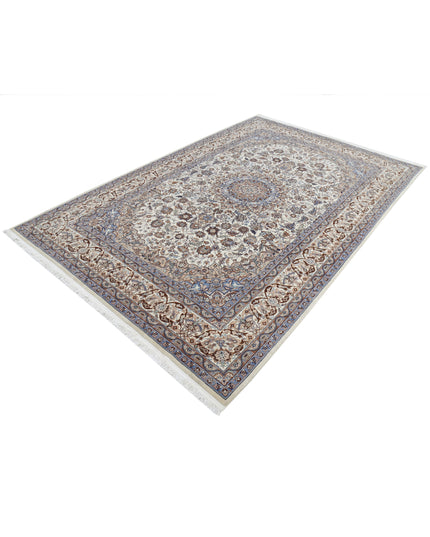 Heritage 5' 11" X 8' 10" Hand Knotted Wool Rug 5' 11" X 8' 10" (180 X 269) / Ivory / Wool