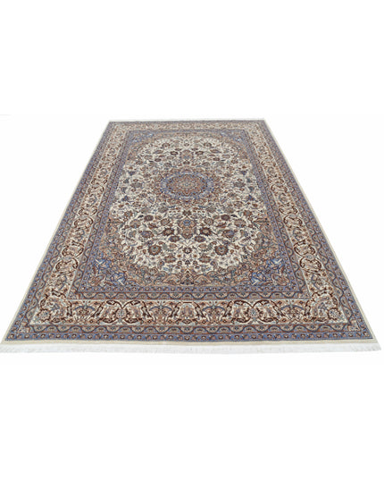 Heritage 5' 11" X 8' 10" Hand Knotted Wool Rug 5' 11" X 8' 10" (180 X 269) / Ivory / Wool