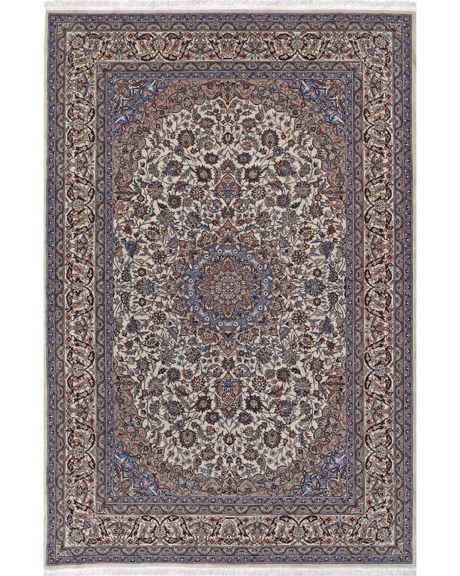Heritage 5' 11" X 8' 10" Hand Knotted Wool Rug 5' 11" X 8' 10" (180 X 269) / Ivory / Wool