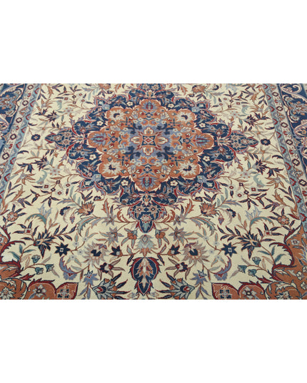 Heritage 6' 0" X 8' 11" Hand Knotted Wool Rug 6' 0" X 8' 11" (183 X 272) / Ivory / Wool