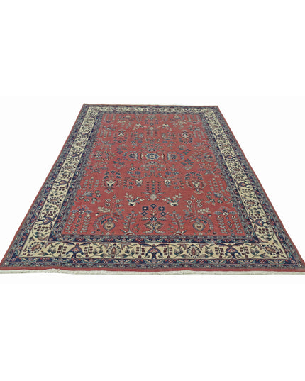 Heritage 5' 11" X 8' 11" Hand Knotted Wool Rug 5' 11" X 8' 11" (180 X 272) / Pink / Wool