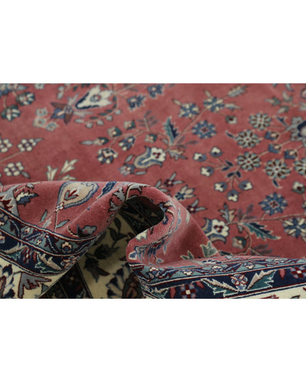 Heritage 5' 11" X 8' 11" Hand Knotted Wool Rug 5' 11" X 8' 11" (180 X 272) / Pink / Wool