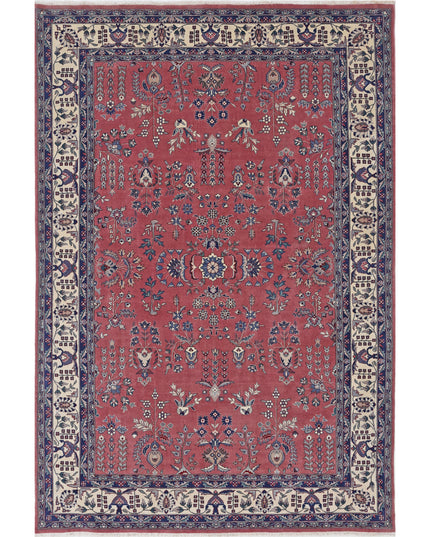Heritage 5' 11" X 8' 11" Hand Knotted Wool Rug 5' 11" X 8' 11" (180 X 272) / Pink / Wool
