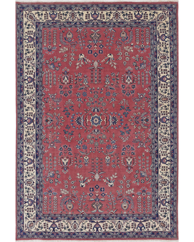 Heritage 5' 11" X 8' 11" Hand Knotted Wool Rug 5' 11" X 8' 11" (180 X 272) / Pink / Wool