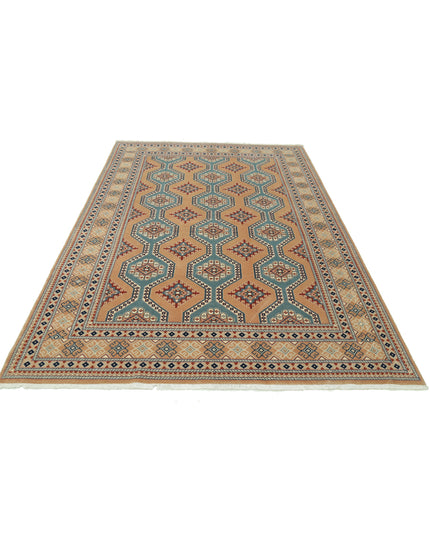 Heritage 6' 0" X 8' 11" Hand Knotted Wool Rug 6' 0" X 8' 11" (183 X 272) / Taupe / Wool