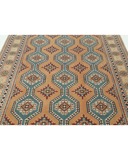 Heritage 6' 0" X 8' 11" Hand Knotted Wool Rug 6' 0" X 8' 11" (183 X 272) / Taupe / Wool