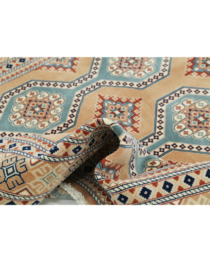 Heritage 6' 0" X 8' 11" Hand Knotted Wool Rug 6' 0" X 8' 11" (183 X 272) / Taupe / Wool