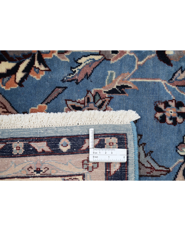 Heritage 6' 1" X 9' 1" Hand Knotted Wool Rug 6' 1" X 9' 1" (185 X 277) / Blue / Wool