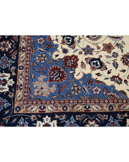 Heritage 6' 0" X 9' 0" Hand Knotted Wool Rug 6' 0" X 9' 0" (183 X 274) / Ivory / Wool