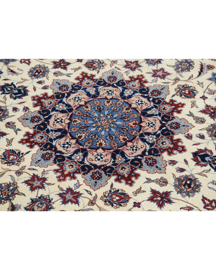 Heritage 6' 0" X 9' 0" Hand Knotted Wool Rug 6' 0" X 9' 0" (183 X 274) / Ivory / Wool