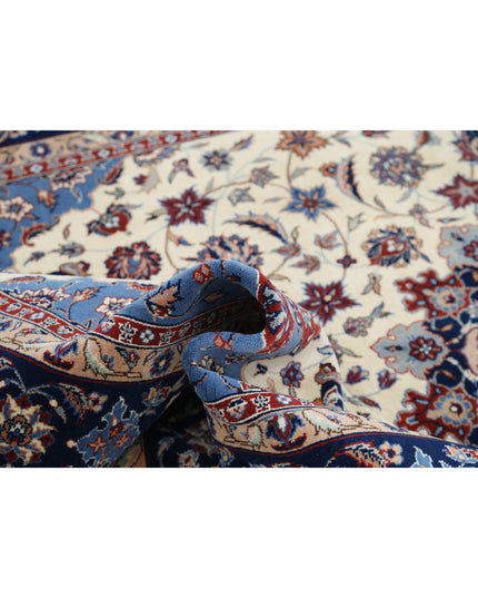 Heritage 6' 0" X 9' 0" Hand Knotted Wool Rug 6' 0" X 9' 0" (183 X 274) / Ivory / Wool