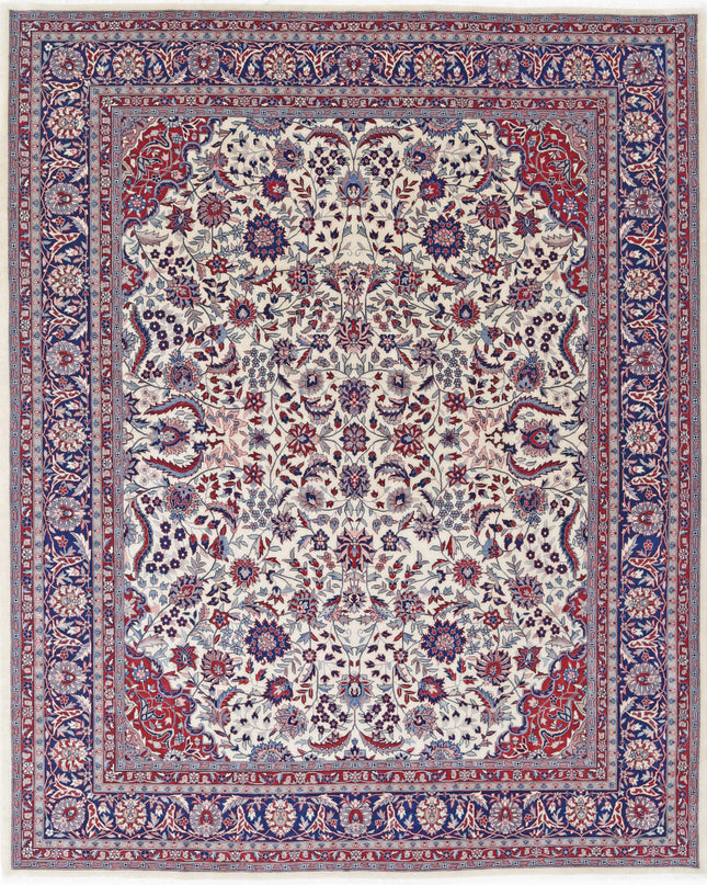 Heritage 8' 2" X 9' 11" Hand Knotted Wool Rug 8' 2" X 9' 11" (249 X 302) / Ivory / Wool