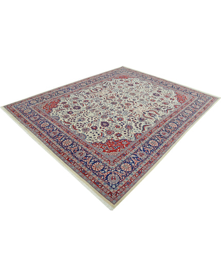 Heritage 8' 0" X 9' 11" Hand Knotted Wool Rug 8' 0" X 9' 11" (244 X 302) / Ivory / Wool