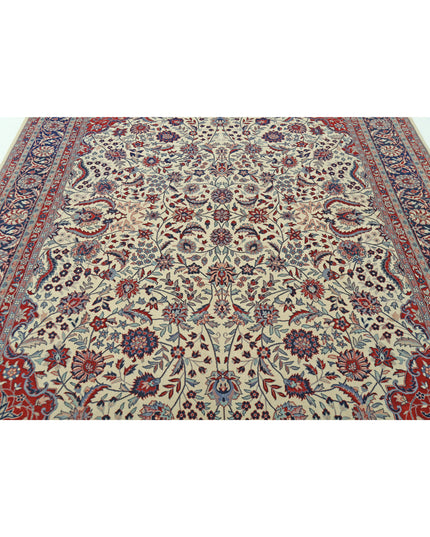 Heritage 8' 0" X 9' 11" Hand Knotted Wool Rug 8' 0" X 9' 11" (244 X 302) / Ivory / Wool