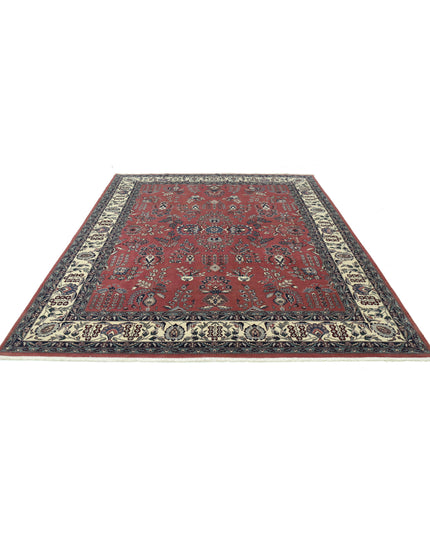Heritage 8' 0" X 9' 11" Hand Knotted Wool Rug 8' 0" X 9' 11" (244 X 302) / Pink / Wool