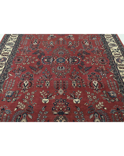 Heritage 8' 0" X 9' 11" Hand Knotted Wool Rug 8' 0" X 9' 11" (244 X 302) / Pink / Wool