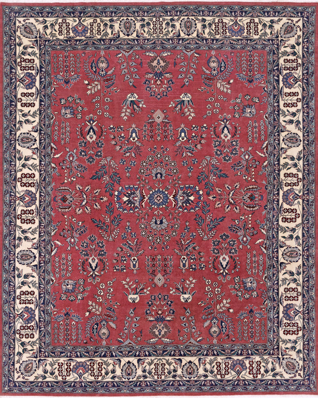 Heritage 8' 0" X 9' 11" Hand Knotted Wool Rug 8' 0" X 9' 11" (244 X 302) / Pink / Wool