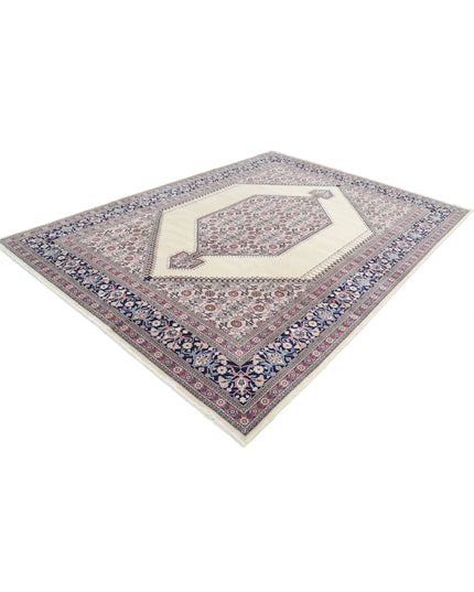 Heritage 7' 11" X 10' 10" Hand Knotted Wool Rug 7' 11" X 10' 10" (241 X 330) / Ivory / Wool
