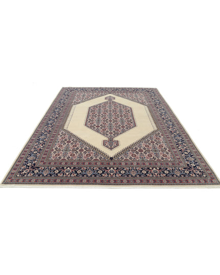 Heritage 7' 11" X 10' 10" Hand Knotted Wool Rug 7' 11" X 10' 10" (241 X 330) / Ivory / Wool