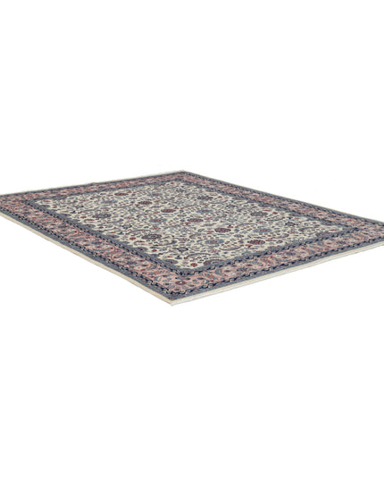 Heritage 8' 1" X 10' 1" Hand Knotted Wool Rug 8' 1" X 10' 1" (246 X 307) / Ivory / Wool