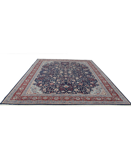 Heritage 9' 9" X 13' 10" Hand Knotted Wool Rug 9' 9" X 13' 10" (297 X 422) / Blue / Wool