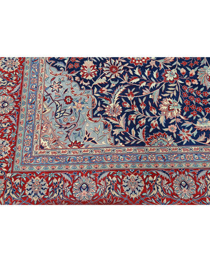 Heritage 9' 9" X 13' 10" Hand Knotted Wool Rug 9' 9" X 13' 10" (297 X 422) / Blue / Wool