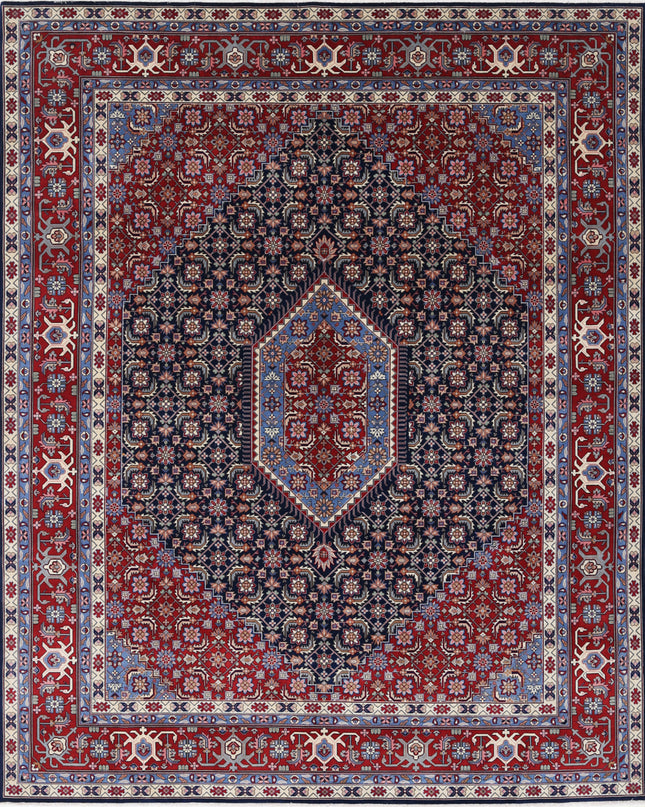 Heritage 8' 0" X 9' 10" Hand Knotted Wool Rug 8' 0" X 9' 10" (244 X 300) / Blue / Wool