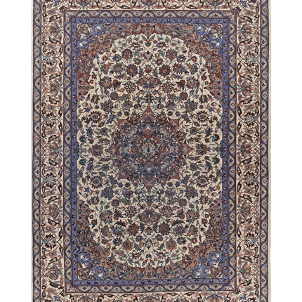 Heritage 4' 0" X 5' 11" Hand Knotted Wool Rug 4' 0" X 5' 11" (122 X 180) / Ivory / Wool