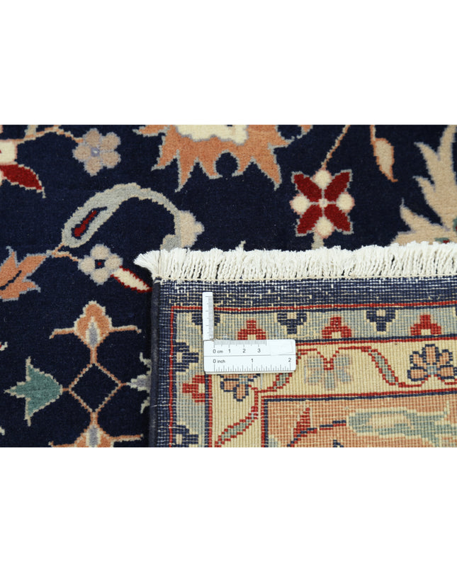 Heritage 6' 0" X 9' 0" Hand Knotted Wool Rug 6' 0" X 9' 0" (183 X 274) / Blue / Wool