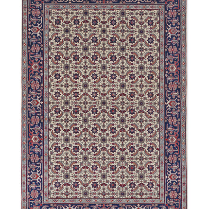 Heritage 4' 0" X 5' 10" Hand Knotted Wool Rug 4' 0" X 5' 10" (122 X 178) / Ivory / Wool