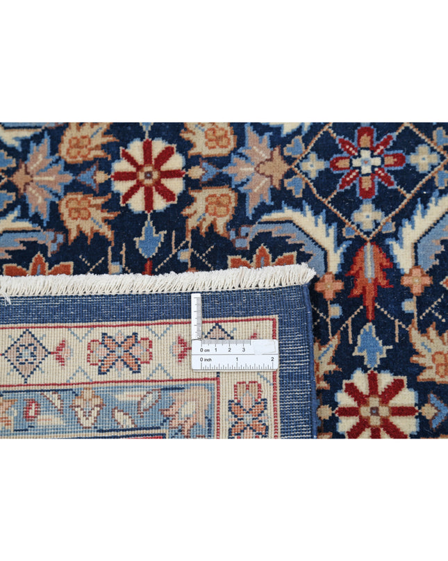 Heritage 6' 0" X 9' 2" Hand Knotted Wool Rug 6' 0" X 9' 2" (183 X 280) / Blue / Wool